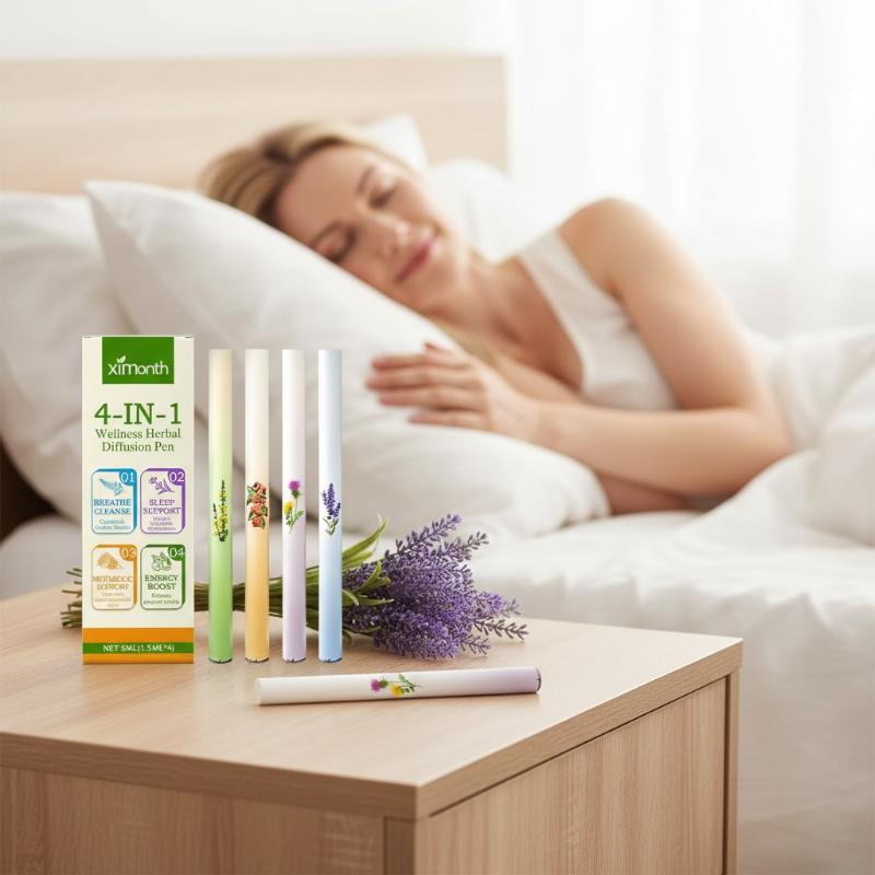 Herbal Wellness Supplement - 4 in 1 Set Diffuser Herbal,