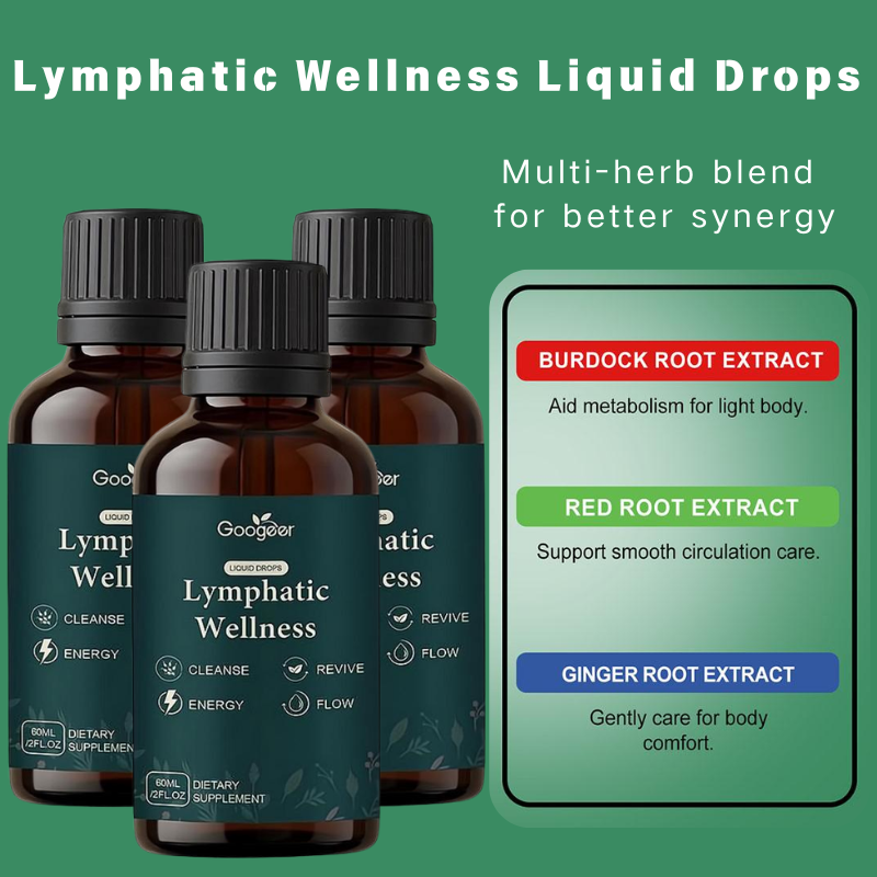 Herbal Wellness Supplement - 60ml Cairan Pendukung Limfatik, Suplemen Makanan