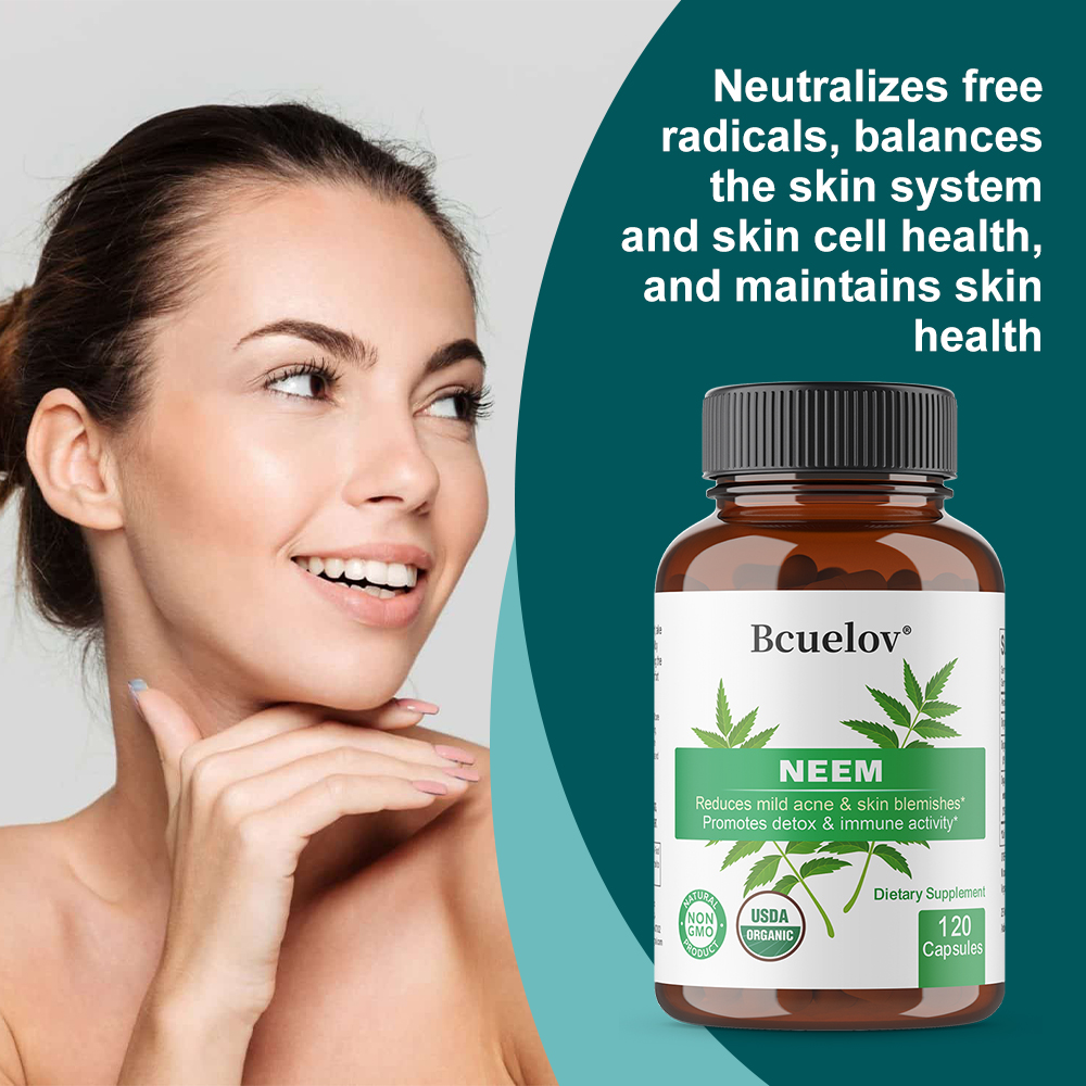 Kapsul Daun Neem Organik, Supl - Herbal Wellness Supplement ulasan dan harga