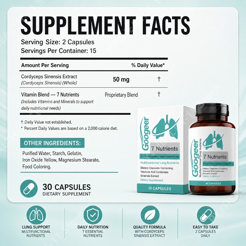 Kapsul Ekstrak Cordyceps Sinen - Herbal Wellness Supplement ulasan dan harga