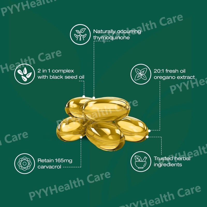 Minyak Oregano dengan Minyak B - Herbal Wellness Supplement ulasan dan harga