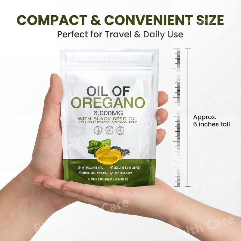 Minyak Oregano dengan Minyak B - Herbal Wellness Supplement ulasan dan harga