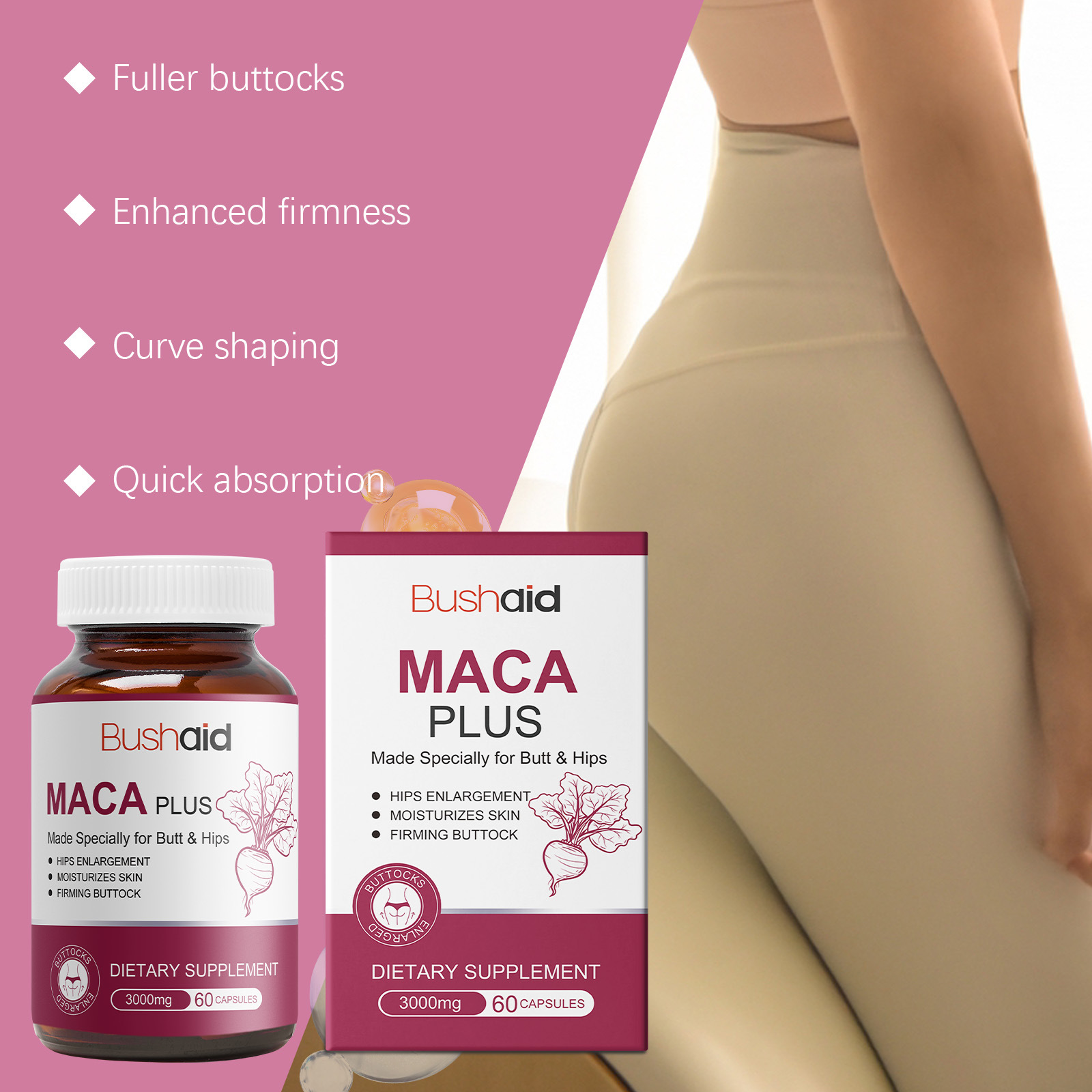 Kapsul Ekstrak Akar Maca Berba - Herbal Wellness Supplement ulasan dan harga