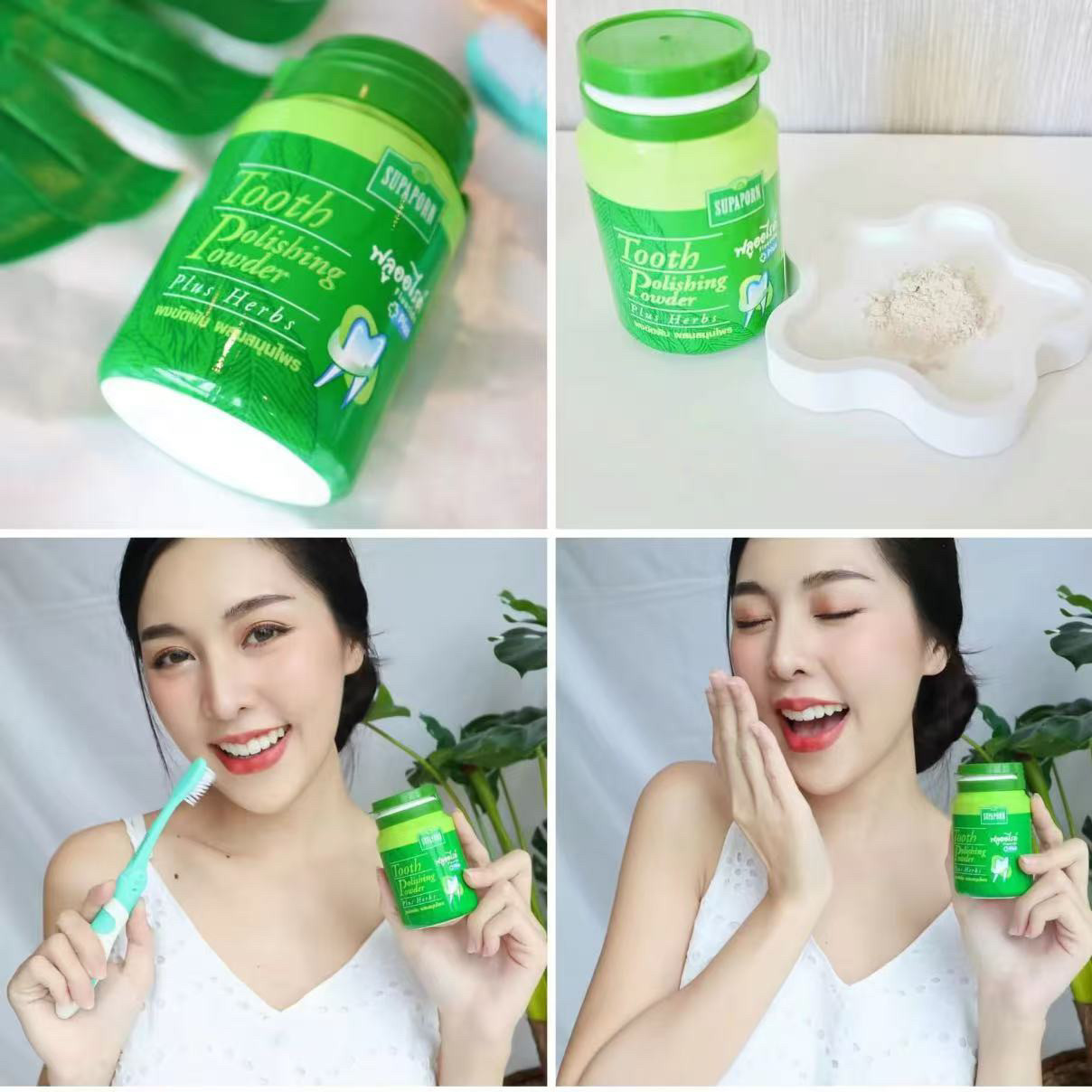 Bubuk Gigi Herbal SUPAPORN Tha - Herbal Wellness Supplement ulasan dan harga