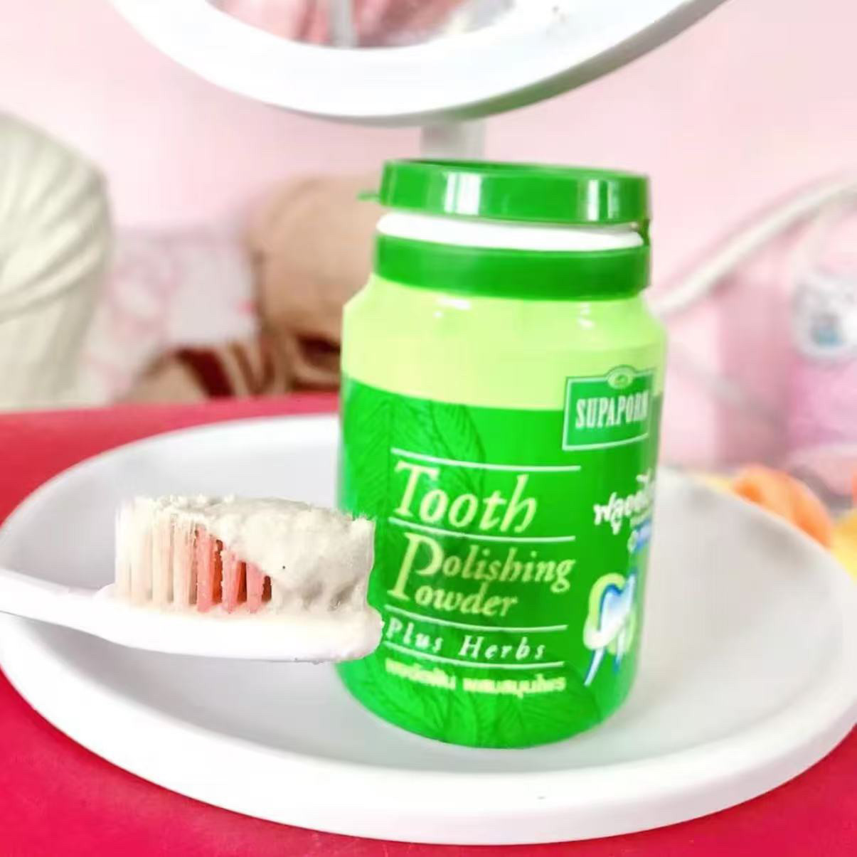 Bubuk Gigi Herbal SUPAPORN Tha - Herbal Wellness Supplement ulasan dan harga