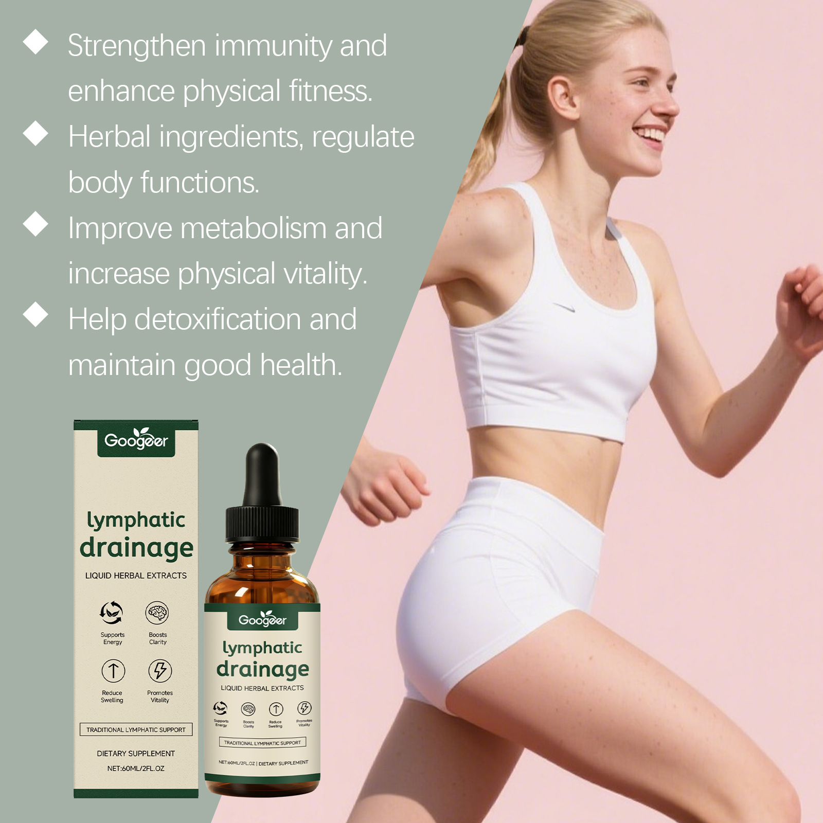Tetes Drainase Limfatik 11-in- - Herbal Wellness Supplement ulasan dan harga